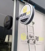 Daire Düz Ayaklı 45 cm Fener Tabela - Görsel 5