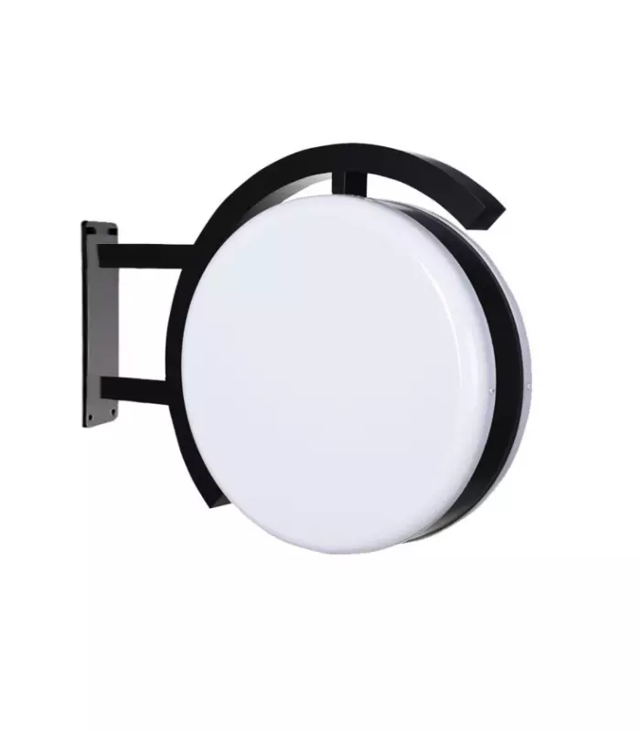 Daire Plus Ayaklı 45cm Fener Tabela