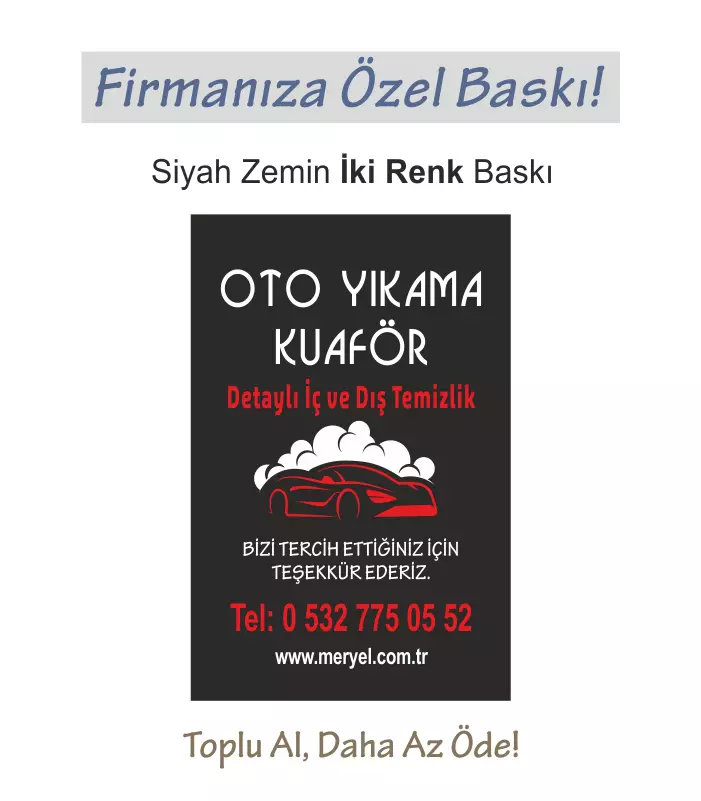 Oto Kağıt Paspas Baskı 35x50 cm, İki Renk Dikey Oto Kağıt Paspas Baskı 35x50 cm, İki Renk Dikey