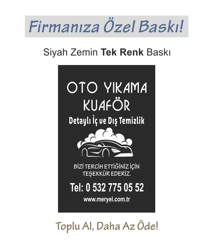 Oto Kağıt Paspas Baskı 35x50 cm, Tek Renk Dikey Oto Kağıt Paspas Baskı 35x50 cm, Tek Renk Dikey