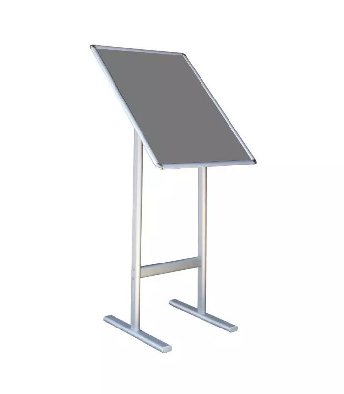 T Ayaklı Menü ve Bilgi Panosu Eloksal B3 (500x350 mm) Gri T Ayaklı Menü ve Bilgi Panosu Eloksal B3 (500x350 mm) Gri