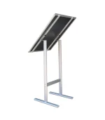 T Ayaklı Menü ve Bilgi Panosu Eloksal A2 (595x420 mm) Gri - Görsel 2
