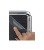 T Ayaklı Menü ve Bilgi Panosu Eloksal A2 (595x420 mm) Gri - Görsel 4