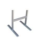 T Ayaklı Menü ve Bilgi Panosu Eloksal A2 (595x420 mm) Gri - Görsel 5