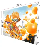 Kumaş Örümcek Stand 3x5 - Görsel 2