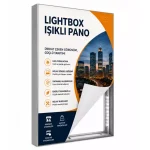 Lightbox Işıklı Pano 42x30 cm.