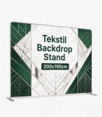 Tekstil Backdrop Stand 200x190cm Düz