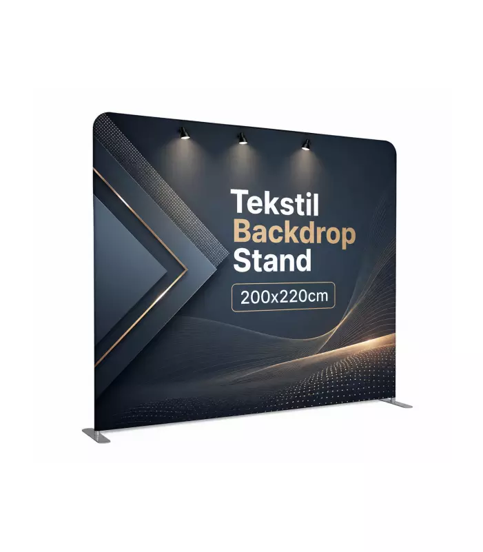 Tekstil Backdrop Stand 200x220cm Düz