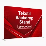 Tekstil Backdrop Stand 250x200cm Düz