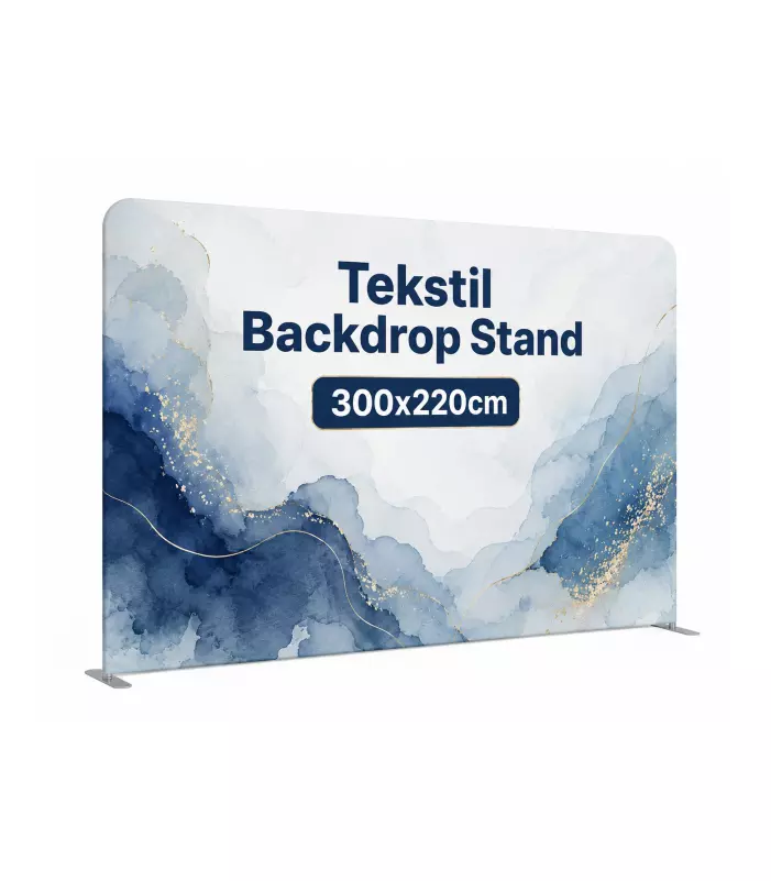 Tekstil Backdrop Stand 300x220cm Düz