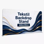Tekstil Backdrop Stand 400x230cm Düz
