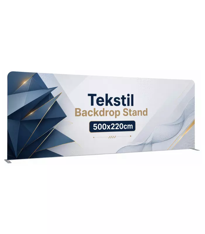 Tekstil Backdrop Stand 500x220cm Düz
