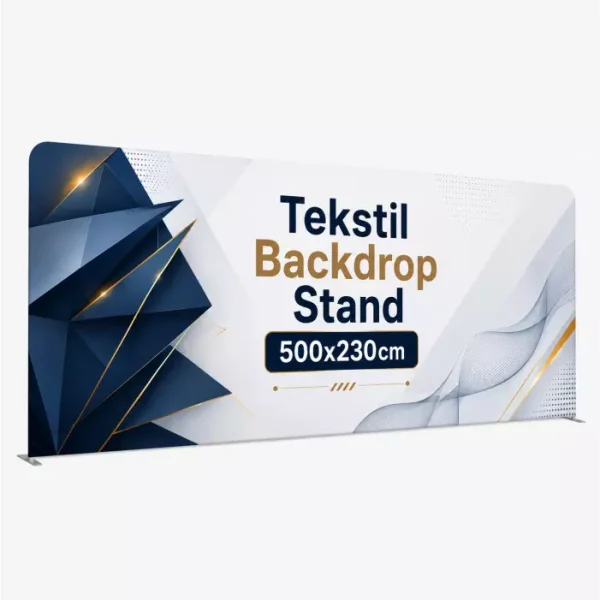 Tekstil Backdrop Stand 500x230cm Düz
