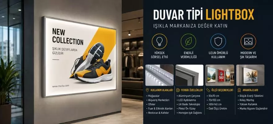 Duvar Tipi Lightbox, Nedir? Kullanım Alanları, Teknik Özellikler ve Fiyat Rehberi