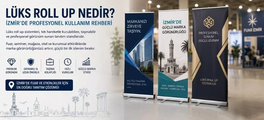 Lüks Roll Up, Nedir? İzmir’de Profesyonel Kullanım Rehberi