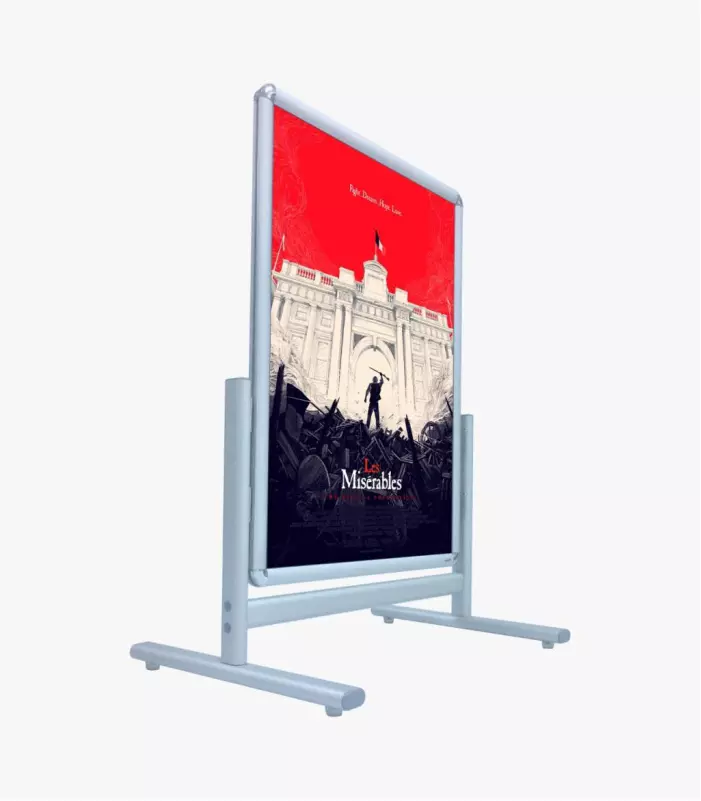 Miniboard Poster Pano A1 594x841 mm Gri Miniboard Poster Pano A1 594x841 mm Gri