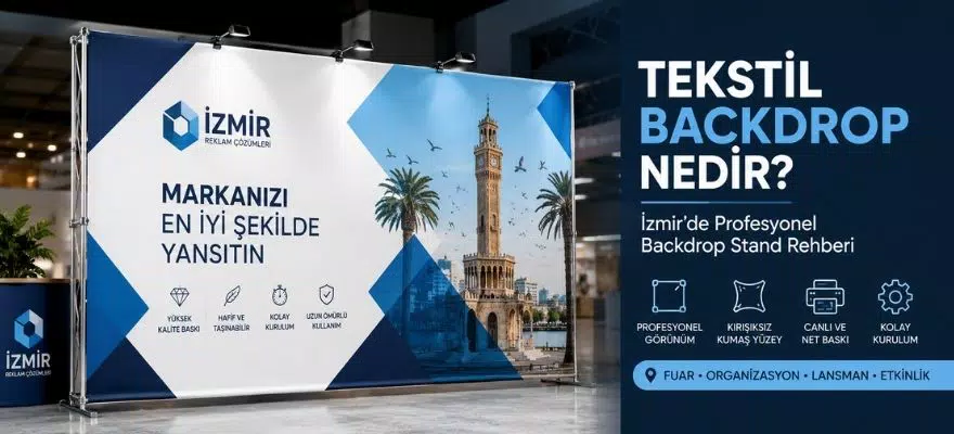 Tekstil Backdrop, Nedir? İzmir’de Profesyonel Backdrop Stand Rehberi